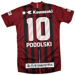 2017 VISSEL KOBE *PODOLSKI* SHIRT L