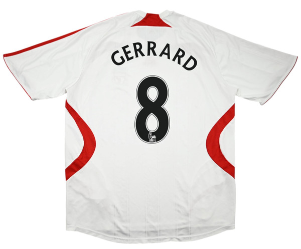 2007-08 LIVERPOOL *GERRARD* SHIRT XL