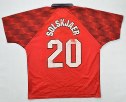 1996-98 MANCHESTER UNITED *SOLSKJAER* SHIRT XL