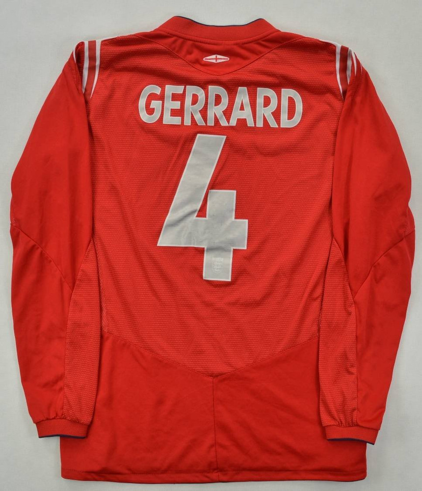 2004-06 ENGLAND *GERRARD* LONGSLEEVE SHIRT S