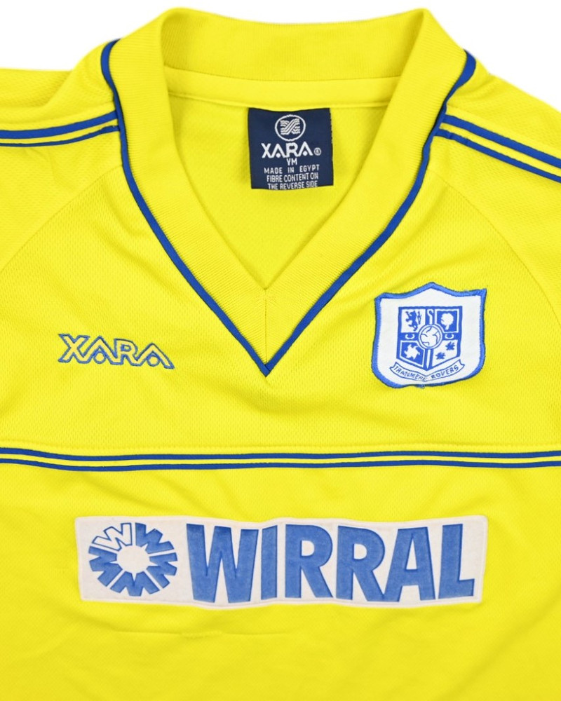 2001-04 TRANMERE ROVERS KOSZULKA M. BOYS