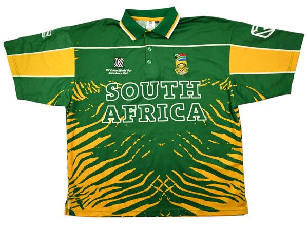 SOUTH AFRICA WORLD CUP CRICKET SHIRT XXL