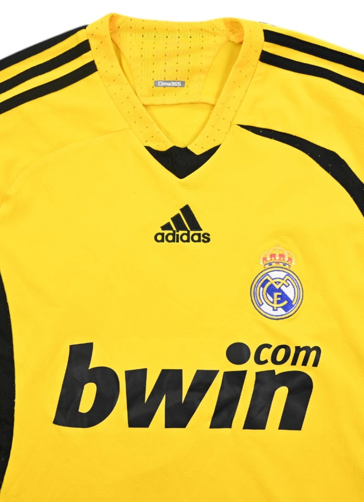 2008-09 REAL MADRID *VAN DER MEER* GOALKEEPER SHIRT S