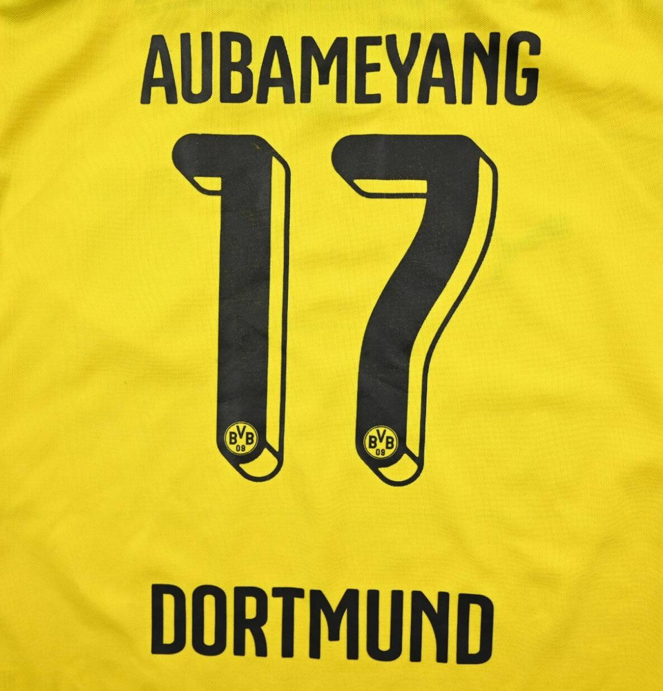 2015-16 BORUSSIA DORTMUND *AUBAMEYANG* SHIRT L. BOYS