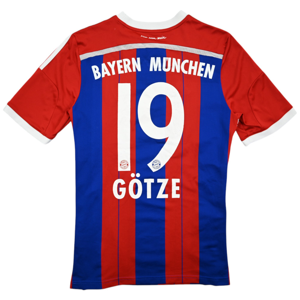 2014-15 BAYERN MUNCHEN *GOTZE* SHIRT XL. BOYS