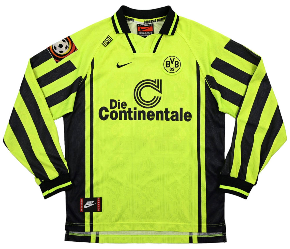 1996-97 BORUSSIA DORTMUND *MOLLER* LONGSLEEVE XL. BOYS
