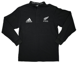 ALL BLACKS NEW ZEALAND RUGBY LONGSLEEVE SHIRT S