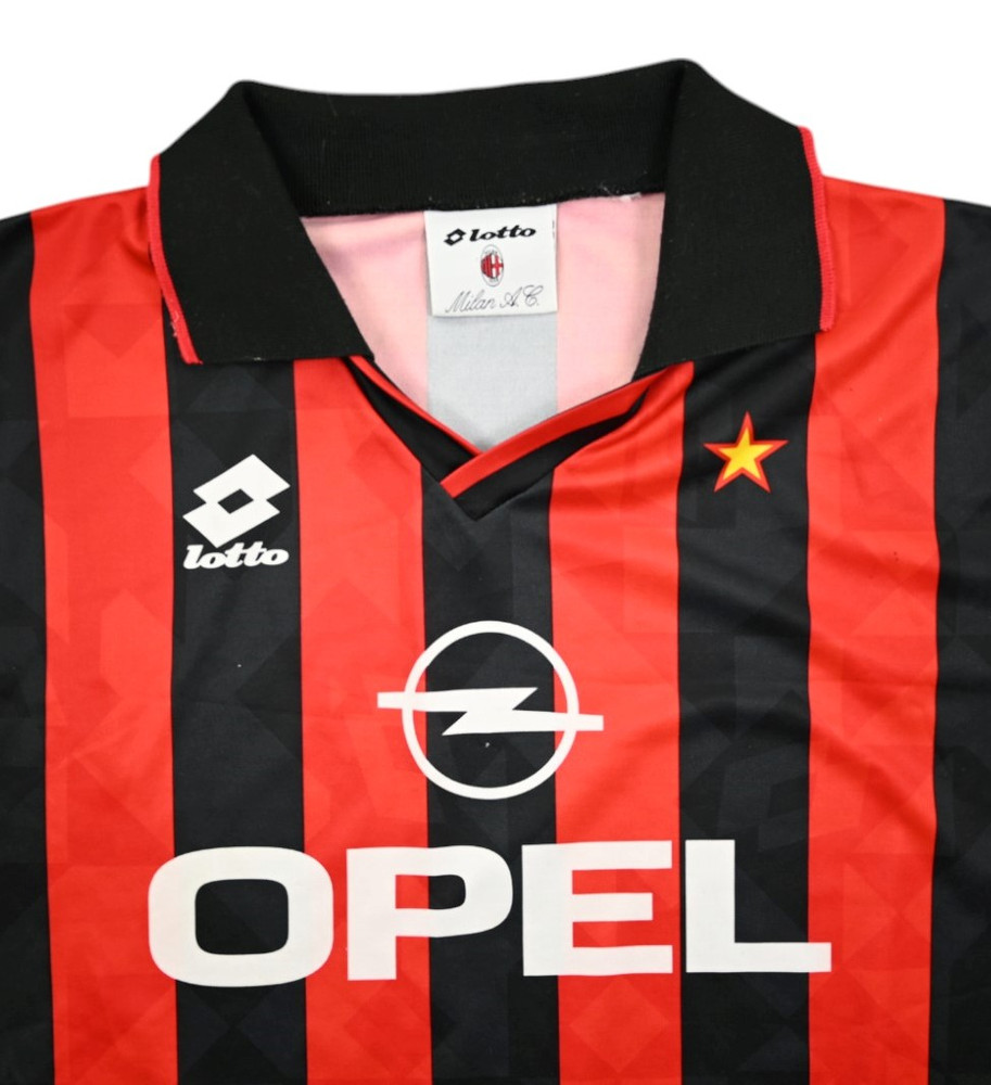 1995-96 AC MILAN SHIRT L