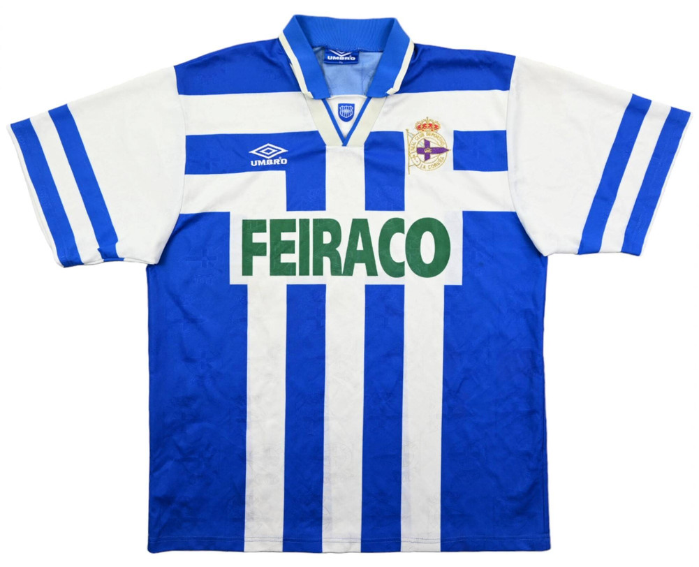 1994-97 DEPORTIVO LA CORUNA KOSZULKA XL