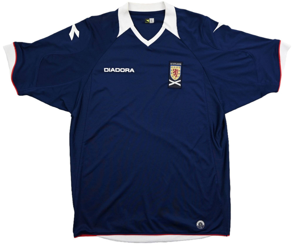 2008-09 SCOTLAND SHIRT L