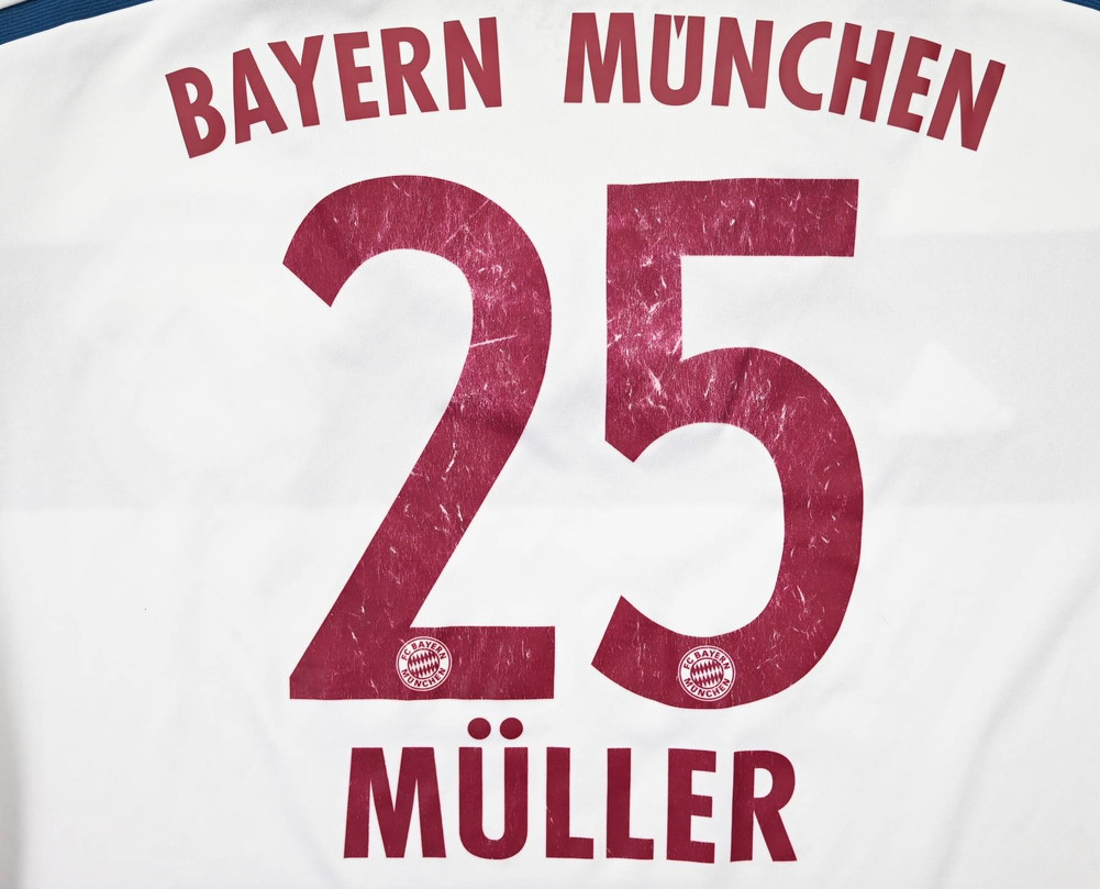 2014-15 BAYERN MUNCHEN *MULLER* WOMENS KOSZULKA XL