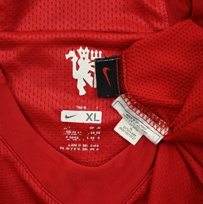 2007-09 MANCHESTER UNITED *RONALDO* SHIRT XL