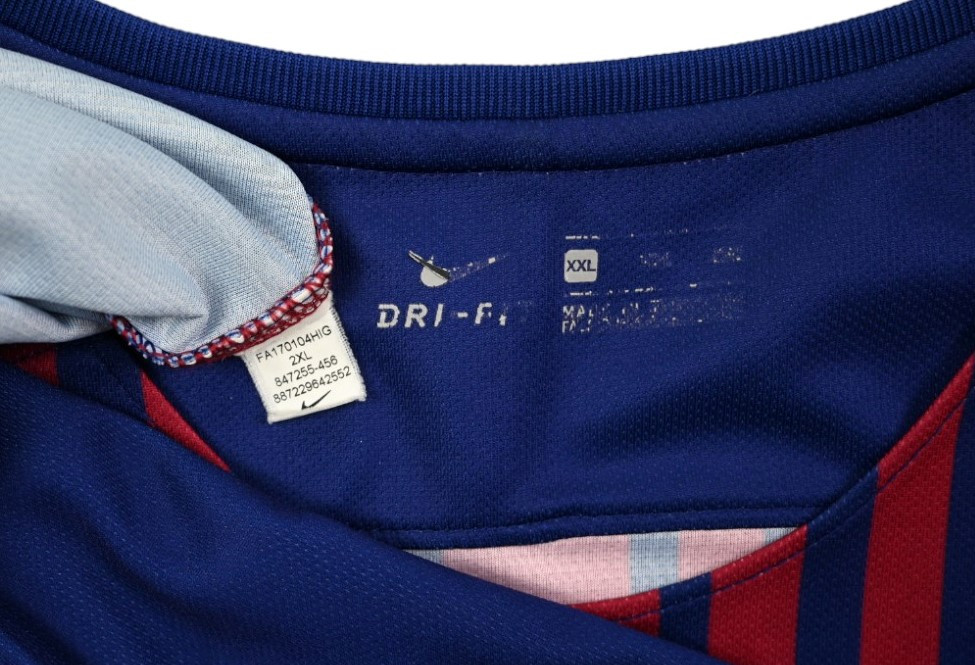 2017-18 BARCELONA *A. INIESTA* SHIRT XXL