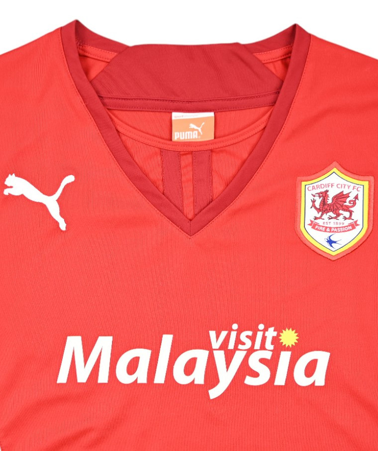 2013-14 CARDIFF CITY FC SHIRT S