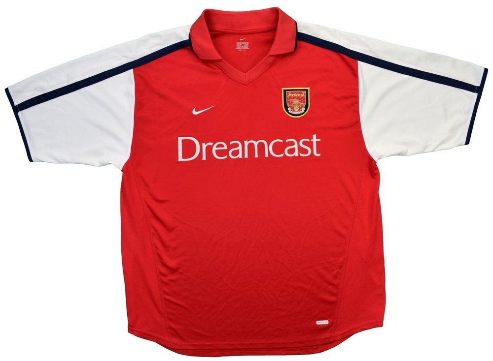 2000-02 ARSENAL LONDON SHIRT XL