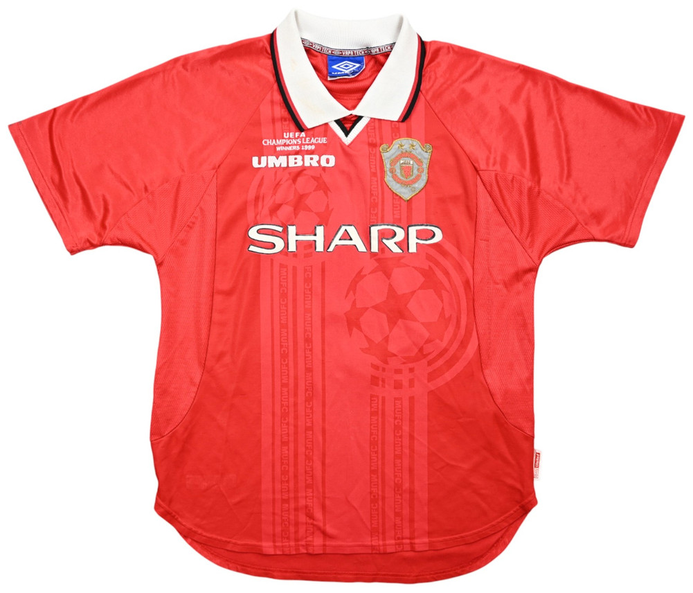 1999-00 MANCHESTER UNITED *BECKHAM*  SHIRT L