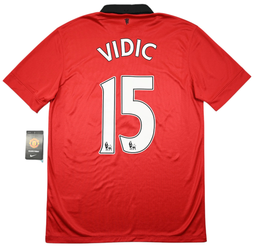 2013-14 MANCHESTER UNTIED *VIDIC* KOSZULKA M