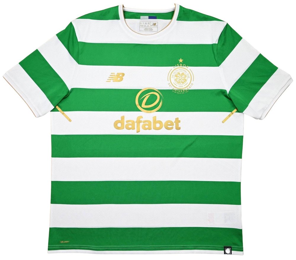 2017-18 CELTIC GLASGOW SHIRT M