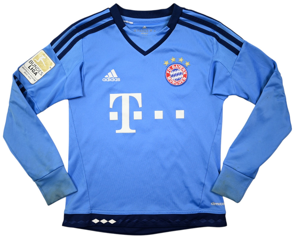 2015-16 BAYERN MUNCHEN *NEUER* GK LONGSLEEVE KOSZULKA S. BOYS