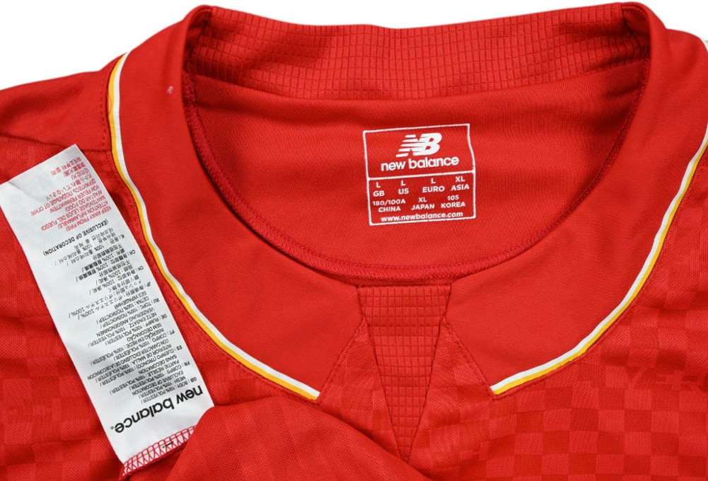 2015-16 LIVERPOOL *GERARD* SHIRT L