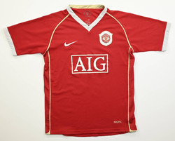 2006-07 MANCHESTER UNITED *SCHOLES* SHIRT L. BOYS