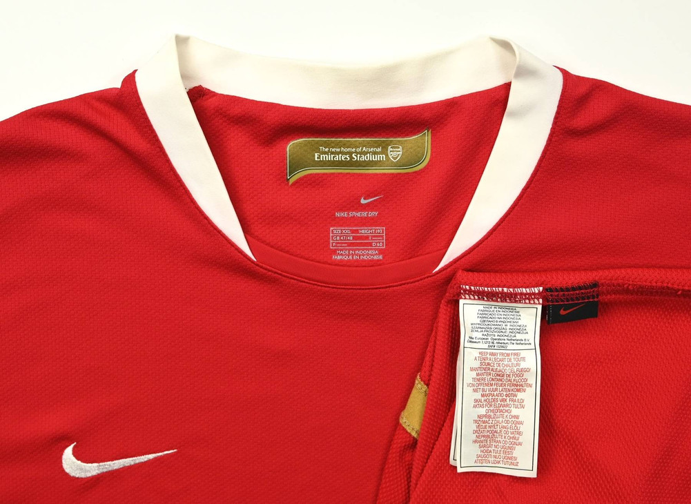 2006-08 ARSENAL LONDON *HENRY* SHIRT XXL