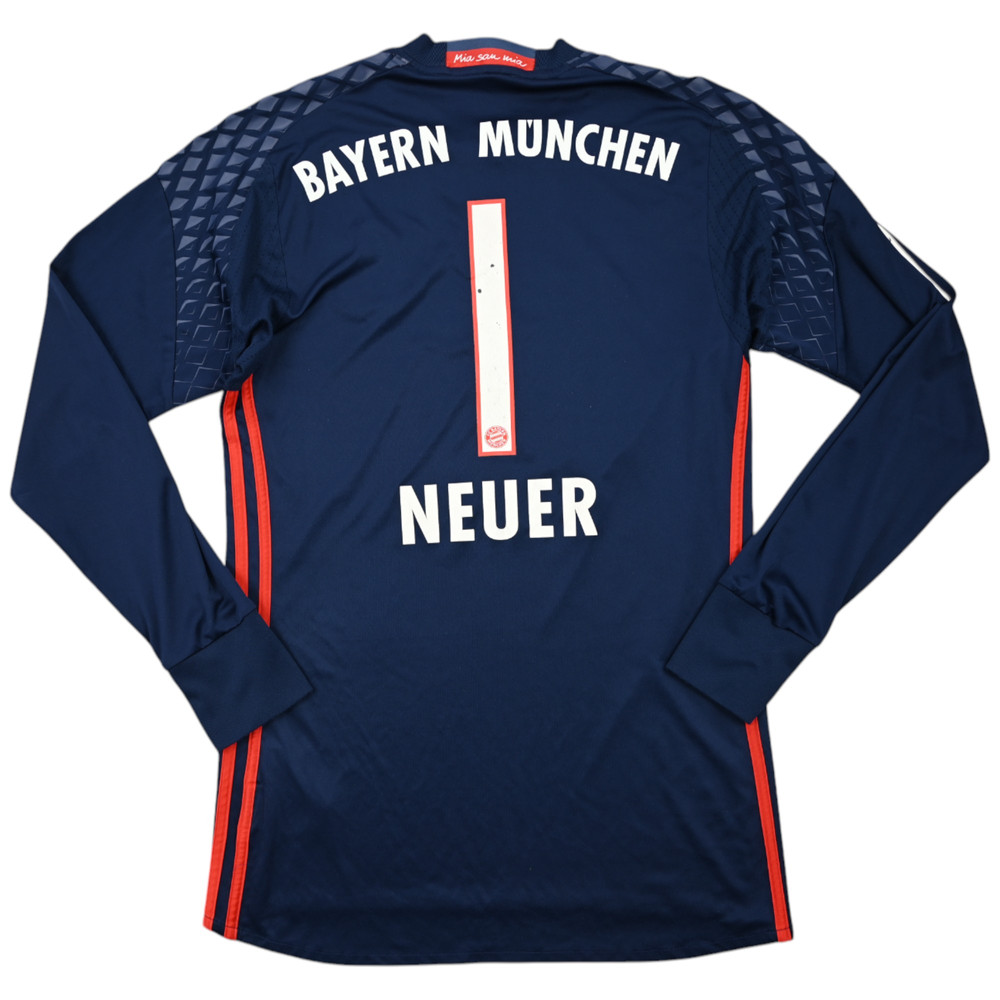 2016-17 BAYERN MUNCHEN *NEUER* GOALKEEPER LONGSLEEVE SHIRT S