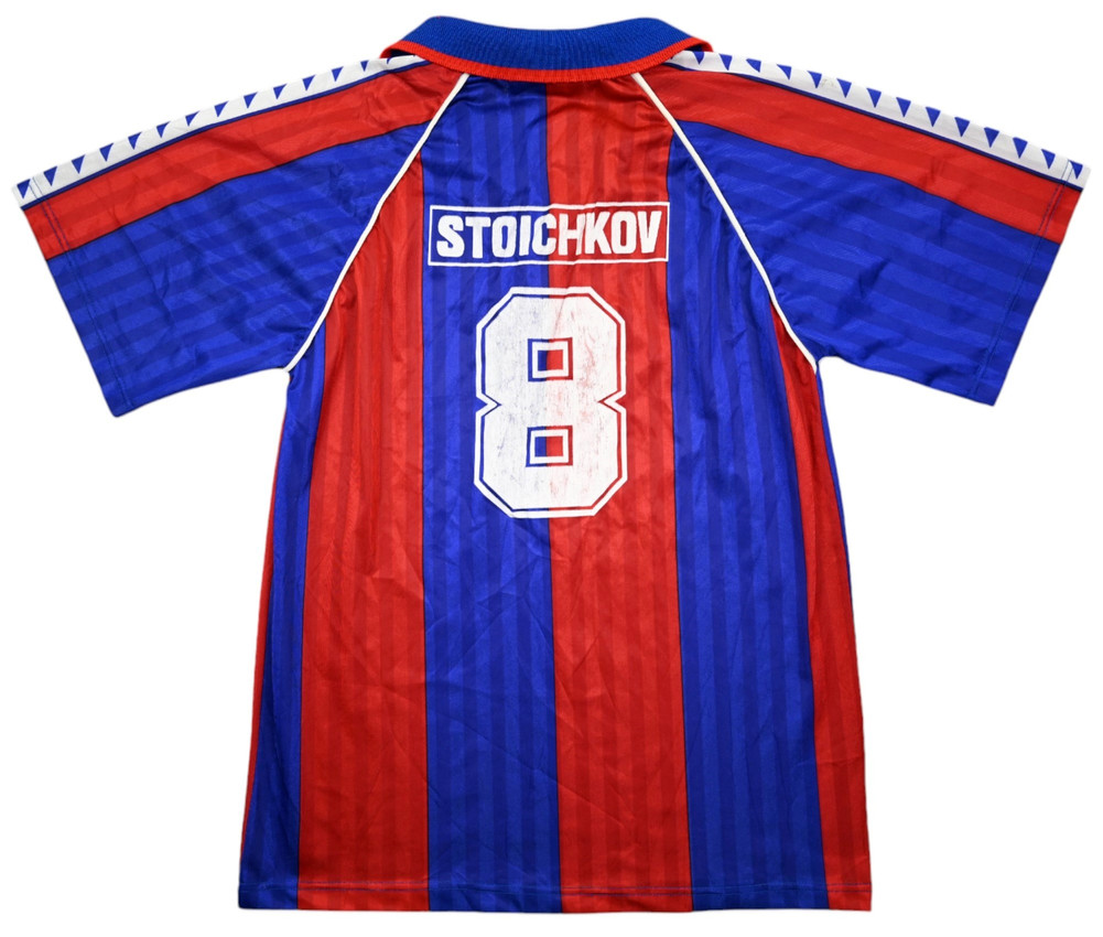 1992-95 FC BARCELONA *STOICHKOV* SHIRT L. BOYS