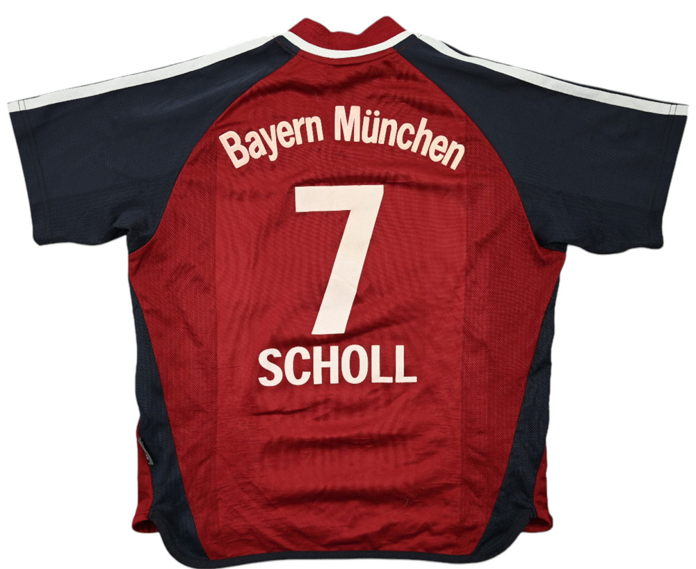 2001-02 BAYERN MUNCHEN *SCHOLL* SHIRT M. BOYS