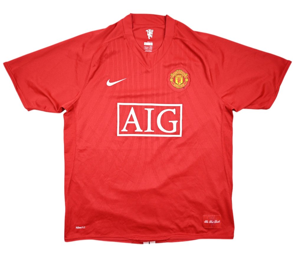 2007-09 MANCHESTER UNITED SHIRT L