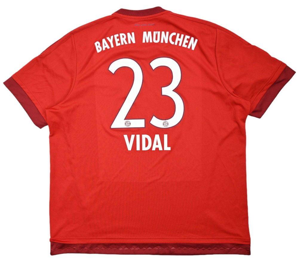 2015-16 BAYERN MUNCHEN *VIDAL* SHIRT XXL