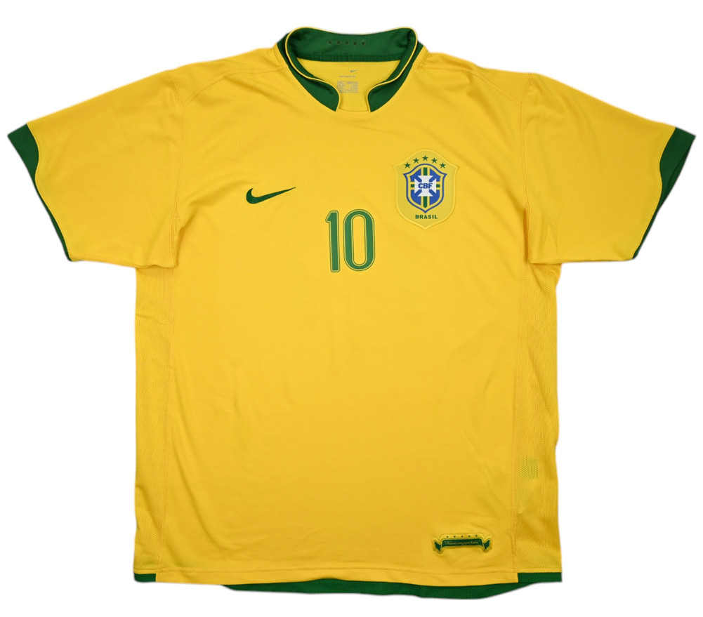 2006-08 BRAZIL *RONALDINHO* KOSZULKA L 