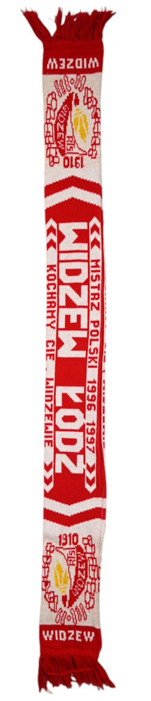 WIDZEW LODZ MISTRZ POLSKI 1996 1997 SCARF