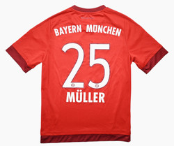 2015-16 BAYERN MUNCHEN *MULLER* SHIRT XL. BOYS
