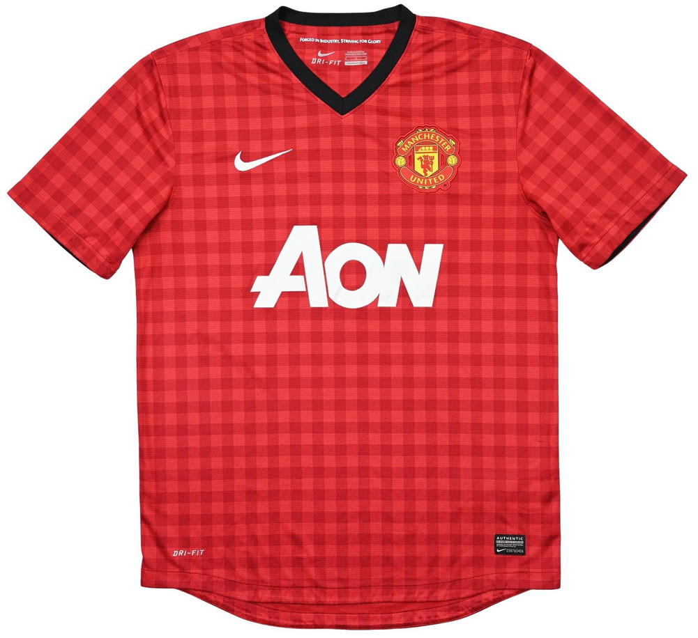 2012-13 MANCHESTER UNITED *SCHOLES* SHIRT M