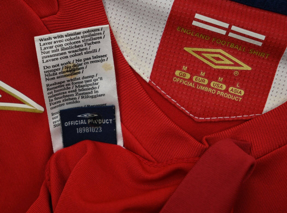 2006-08 ENGLAND *LAMPARD* SHIRT M