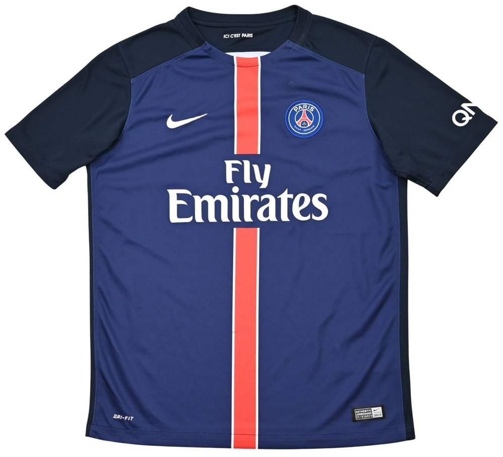 2015-16 PARIS SAINT-GERMAIN SHIRT XL. BOYS