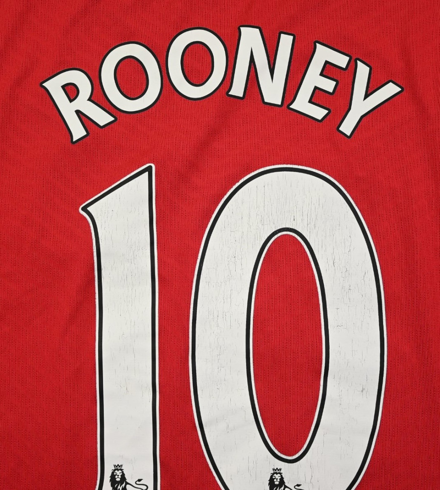 2009-10 MANCHESTER UNITED *ROONEY* SHIRT S