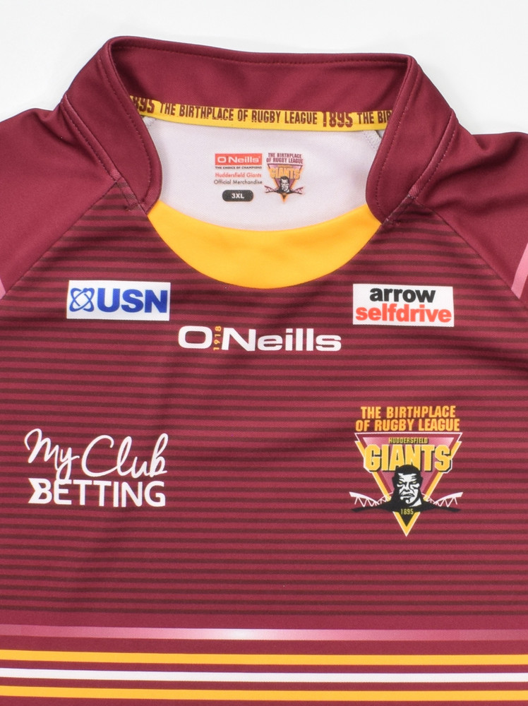 HUDDERSFIELD GIANTS RUGBY KOOGA SHIRT XXXL
