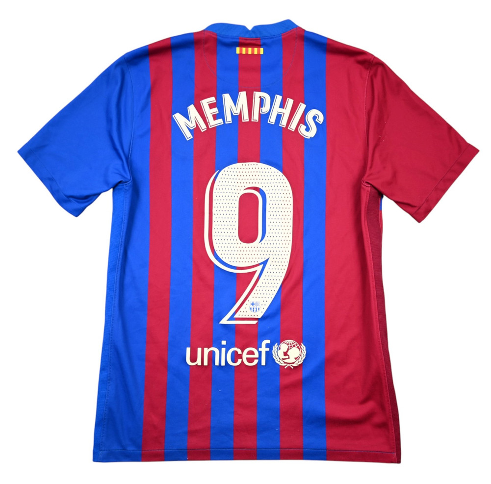 2021-22 BARCELONA *MEMPHIS* SHIRT M