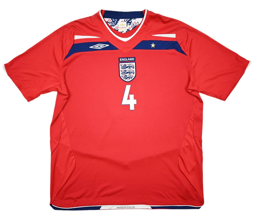 2008-10 ENGLAND *GERRARD* SHIRT XXL