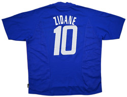 2002-04 FRANCE *ZIDANE* SHIRT XL
