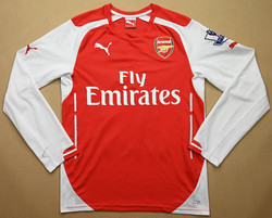 2014-15 ARSENAL LONDON *EMMANUEL* SHIRT XS
