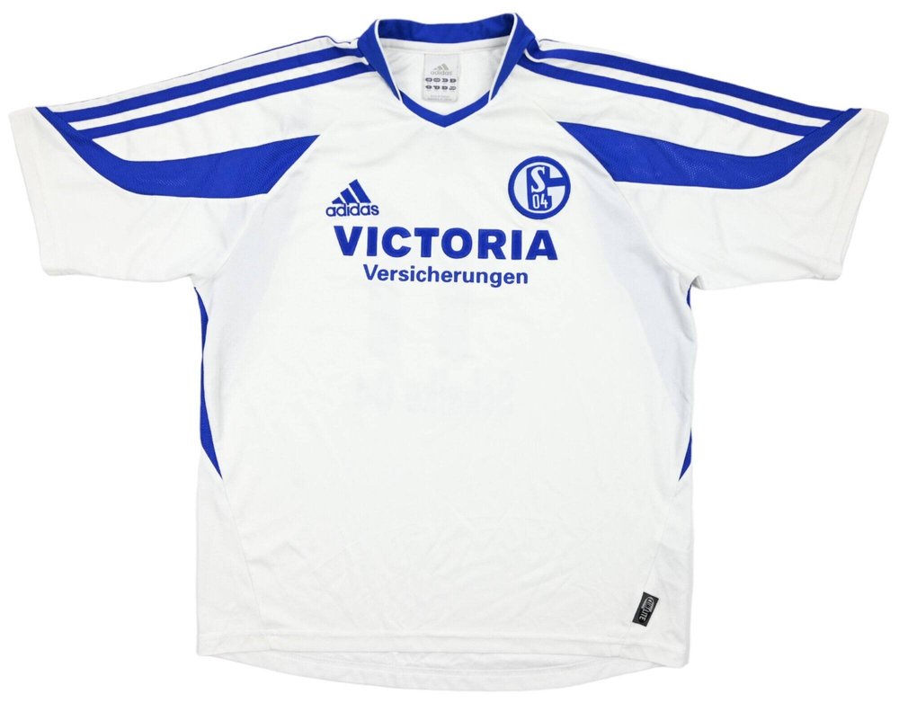 2003-05 FC SCHALKE *SAND* SHIRT XL. BOYS