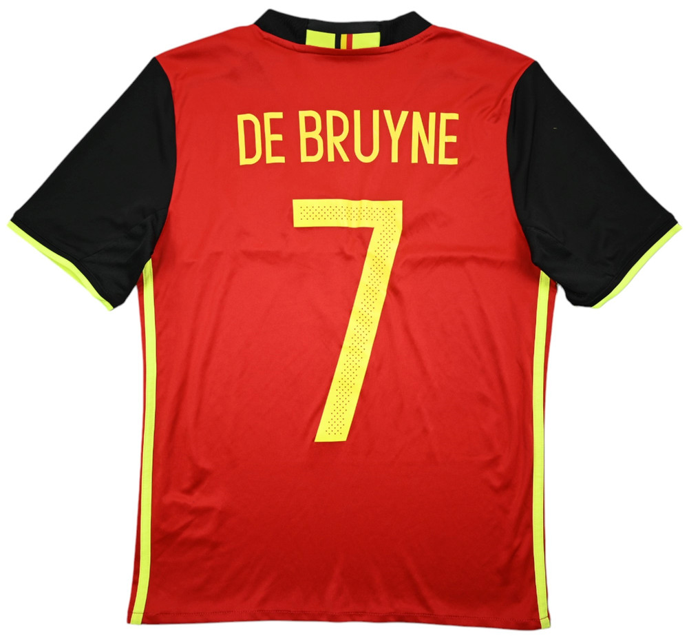 2016-17 BELGIUM *DE BRUYNE* SHIRT L. BOYS