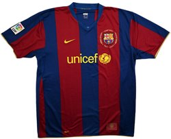 2007-08 FC BARCELONA SHIRT XXL