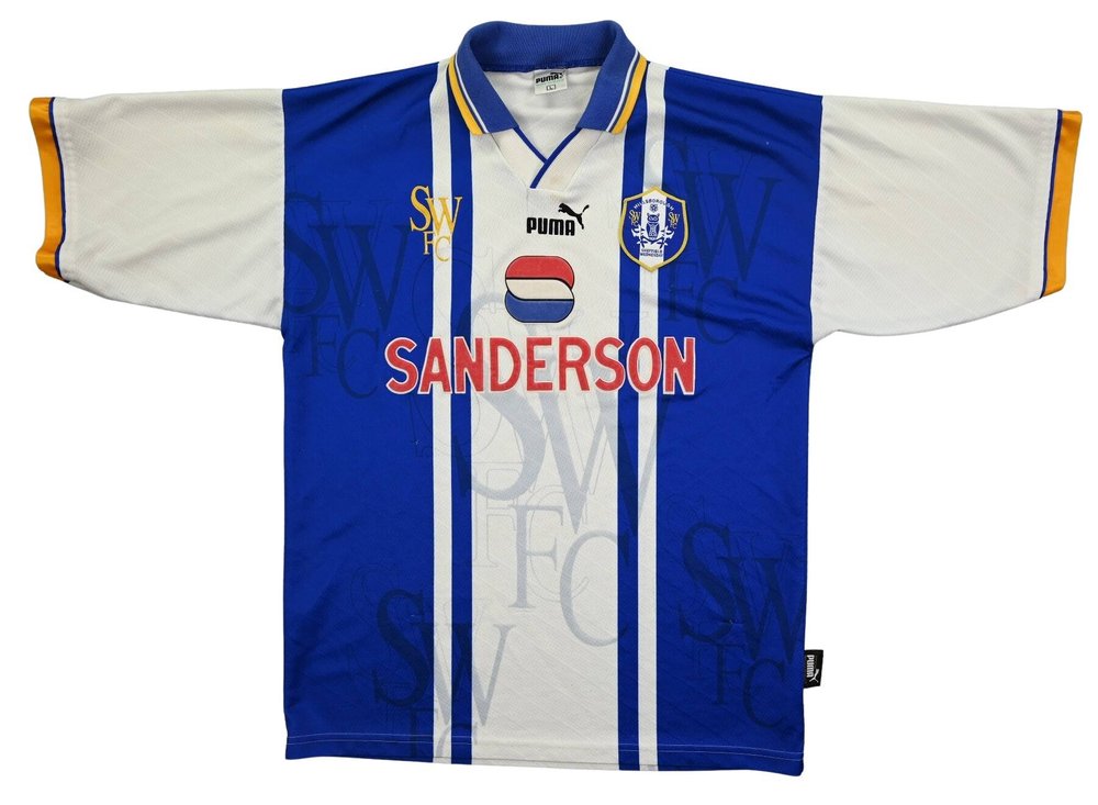 1995-97 SHEFFIELD WEDNESDAY SHIRT L