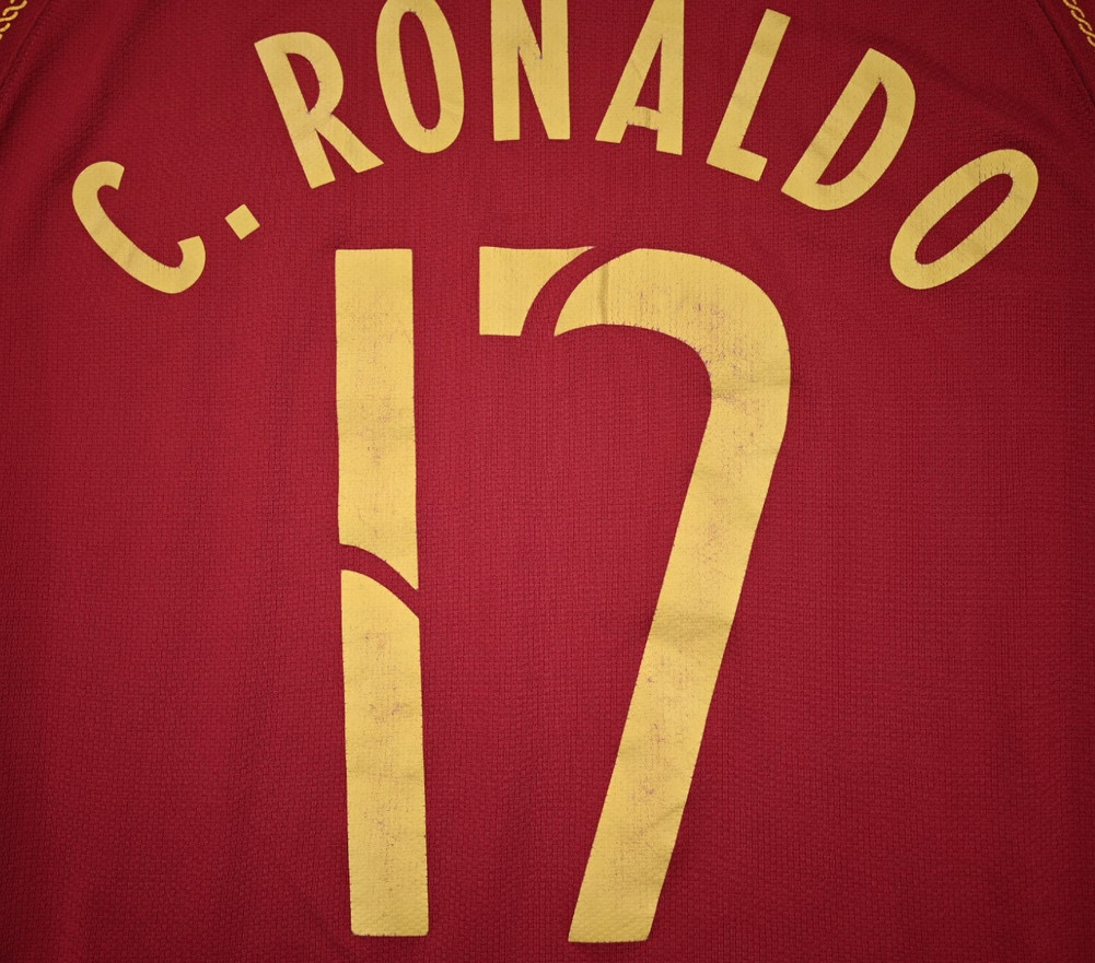 2006-08 PORTUGAL *C. RONALDO* KOSZULKA L