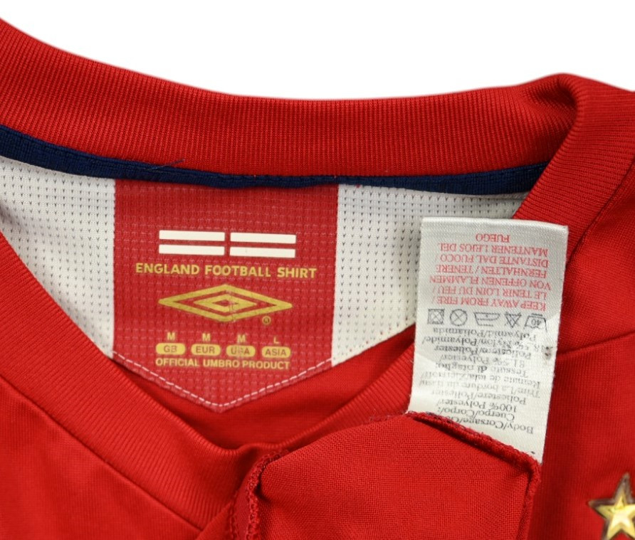 2006-08 ENGLAND *ROONEY* SHIRT M