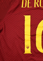 2018-19 AS ROMA *DE ROSSI* VAPORKNIT PLAYER ISSUE SHIRT L